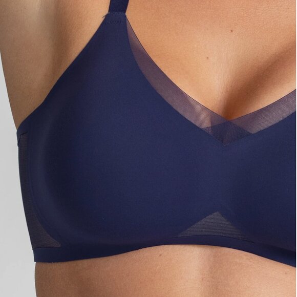 Honeylove Crossover Bra - Navy Blue XL - Picture 3 of 4